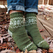 Quilt Block Sock Set pattern 