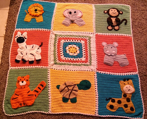 Zoo Blanket Base (not including appliques) photo 4