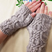 Winter Kiss Mitts pattern 