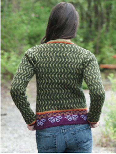 Cropped Border Cardigan photo 3