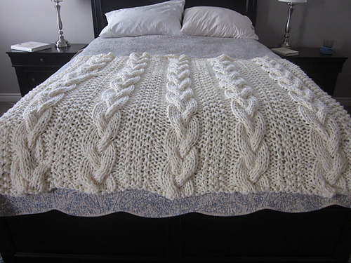 ASPEN Blanket by Go-Girl Knitting - snowspirit