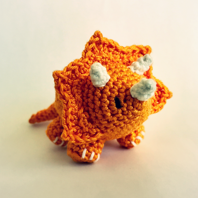 Image showcasing Ravelry: Triceratops pattern by Zsófia Muraközi
