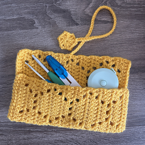 Wrap Around Honeycomb Pouch