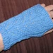 Mock Cable Mitts pattern 