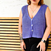 Perennial Brioche Vest pattern 