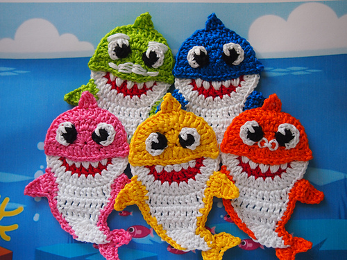 Ravelry: Baby Shark & SharksFamily pattern by Olga Tarasova