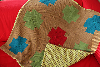 Mitered Cross Blanket (with backing)