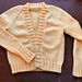 UNIFORM Little Cardigan (Worsted Version) pattern 