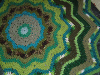Ravelry: spookycuddles' Green-Scrap-Yarns Round Ripple