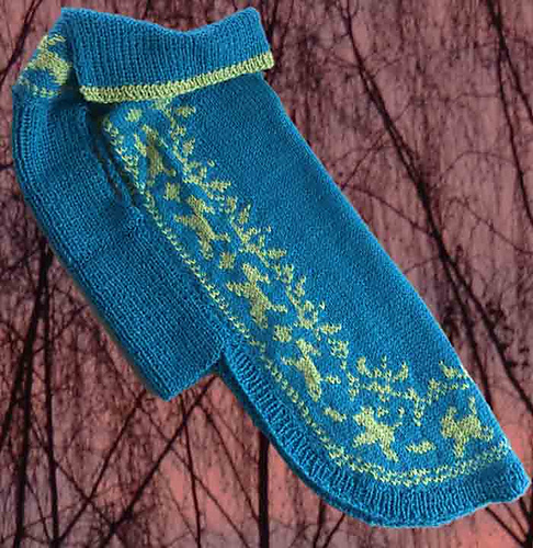 Genser med glade hunder - Laila Nordnes