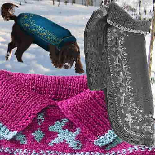 Genser med glade hunder - Laila Nordnes