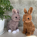 Crochet Bunny (27 cm) Realistic Rabbit pattern 