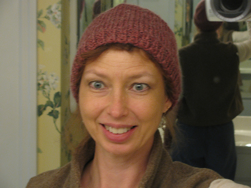 Mulberry Hat & Fingerless Gloves photo 5
