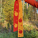 Winter Apples scarf pattern