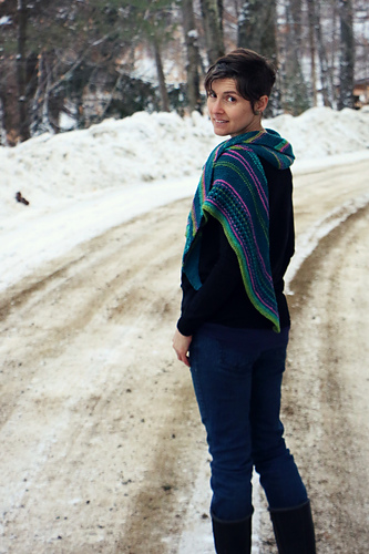 stripe shawl