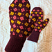 Ditsy Floral Mittens pattern 