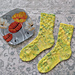 Cascading Petals Socks pattern 