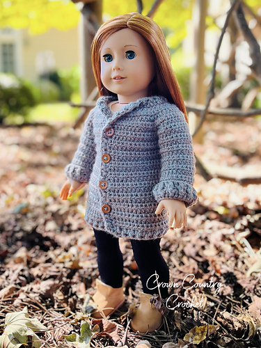Cozy Cardigan for 18" Dolls photo 3