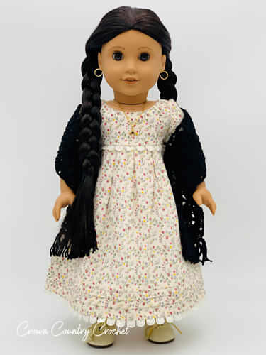 Fiesta Shawl for 18" Dolls photo 3