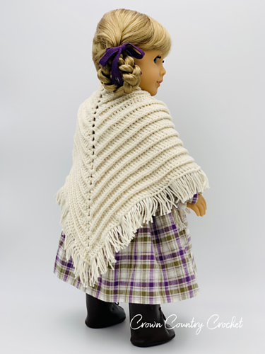 Woodland Shawl for 18" Dolls photo 1