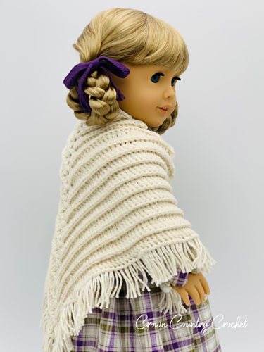 Woodland Shawl for 18" Dolls photo 2