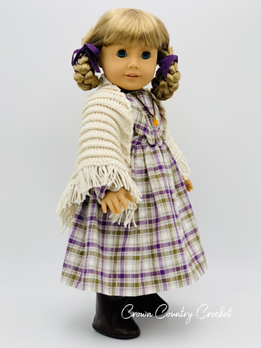 Woodland Shawl for 18" Dolls photo 4