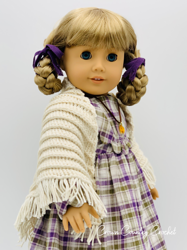 Woodland Shawl for 18" Dolls photo 3