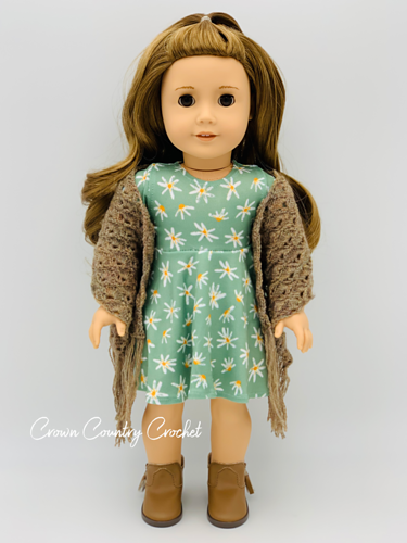 Lacy Shawl for 18" Dolls photo 7