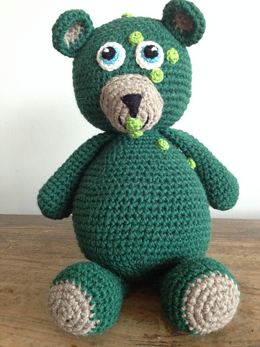 Bjørnar heklet bamse - Stine Oksvold