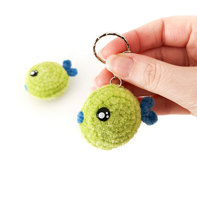 Fish Keychain Free Crochet Pattern