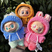 Cute Monster Labubu-Style Hoodie pattern 
