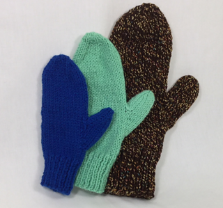 Ravelry: Mittens on Straight Needles pattern by Viola Soffe
