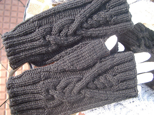 "Vroni" Fingerlose Handschuhe photo 3