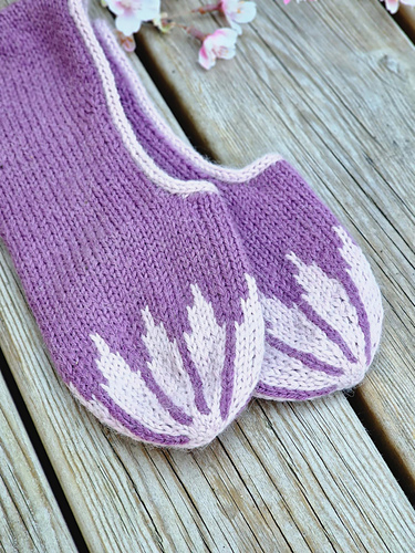 Suve slippers - StrikkeUlla