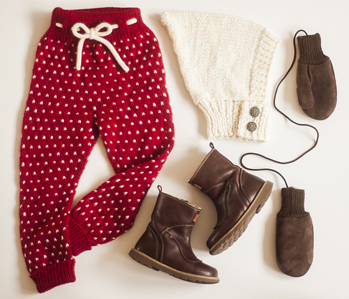 Jordbærbuksa / Strawberry Pants - Tina Hauglund