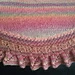 Cross and Peak Crescent Shawl pattern 