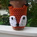 Kacky's Foxy Fox Coffee Cup Cozy pattern 