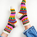 Nordic Brights Socks pattern 