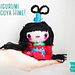 Amigurumi Kokeshi - Kaguya Hime Doll pattern 