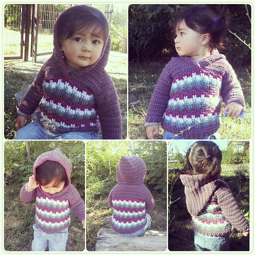 Leaping Crochet Baby Hoodie photo 5