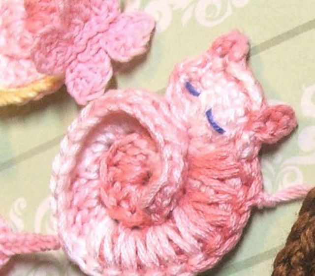 Susans Snail Ornament to Crochet