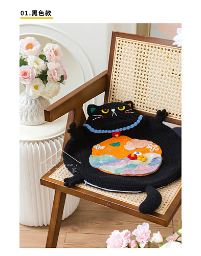 Kitty Sofa Cushion Cover photo 5