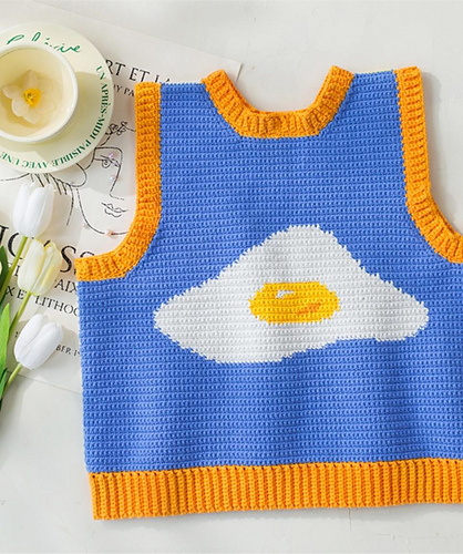 Friterte egg vest - Susan's family