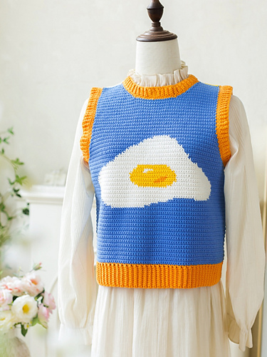 Friterte egg vest - Susan's family