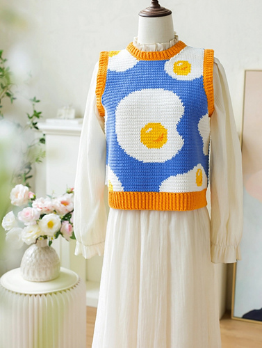 Friterte egg vest - Susan's family