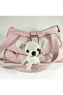 No-Sew Face Chihuahua Amigurumi Toy.