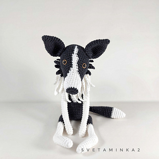 Realistic Design – Captures the breed’s iconic feature: two-tone muzzle!