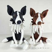 Border Collie Crochet Pattern.