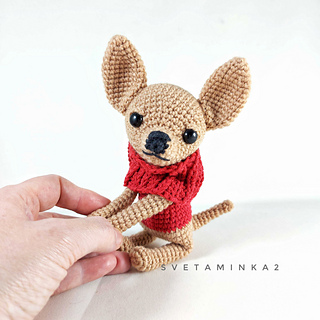 Just a few stitches bring your Chihuahua pup to life!