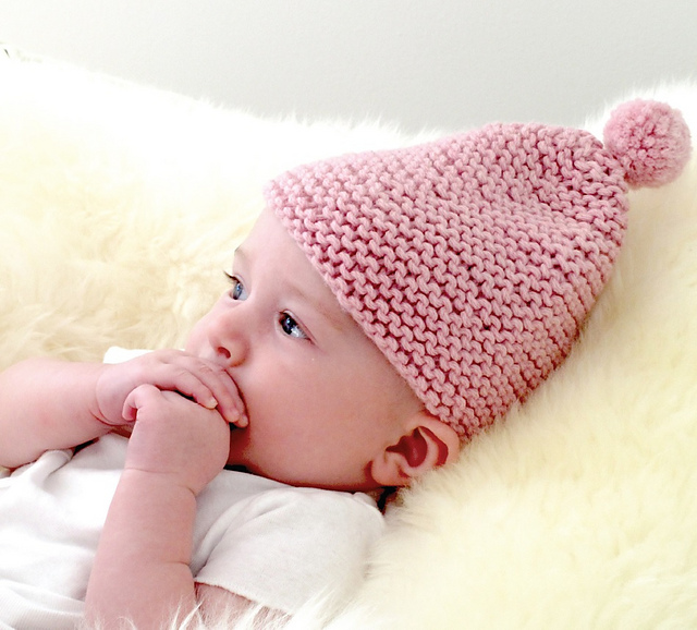 Ravelry Pom Pom Hat pattern by Michele Rose Orne